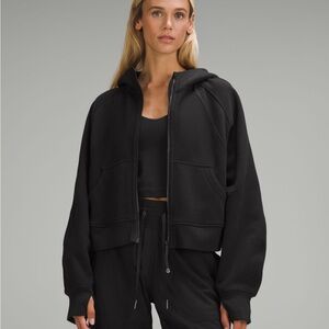 Lululemon scuba oversized full zip hoodie black